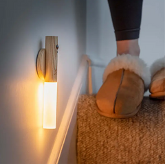Luz LED Madera con Sensor