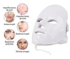 Mascarilla LED de Terapia Facial 7 Colores