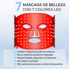 Máscara Facial LED — Terapia Profesional