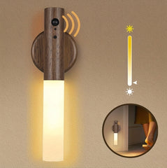 Luz LED Madera con Sensor