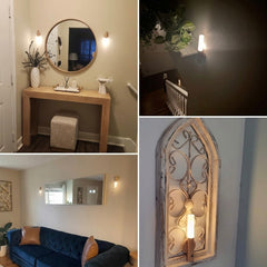 Luz LED Madera con Sensor