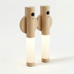 Luz LED Madera con Sensor