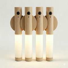 Luz LED Madera con Sensor