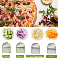 Cortadora de Alimentos 4 en 1: Eficiencia y Precisión en tu Cocina