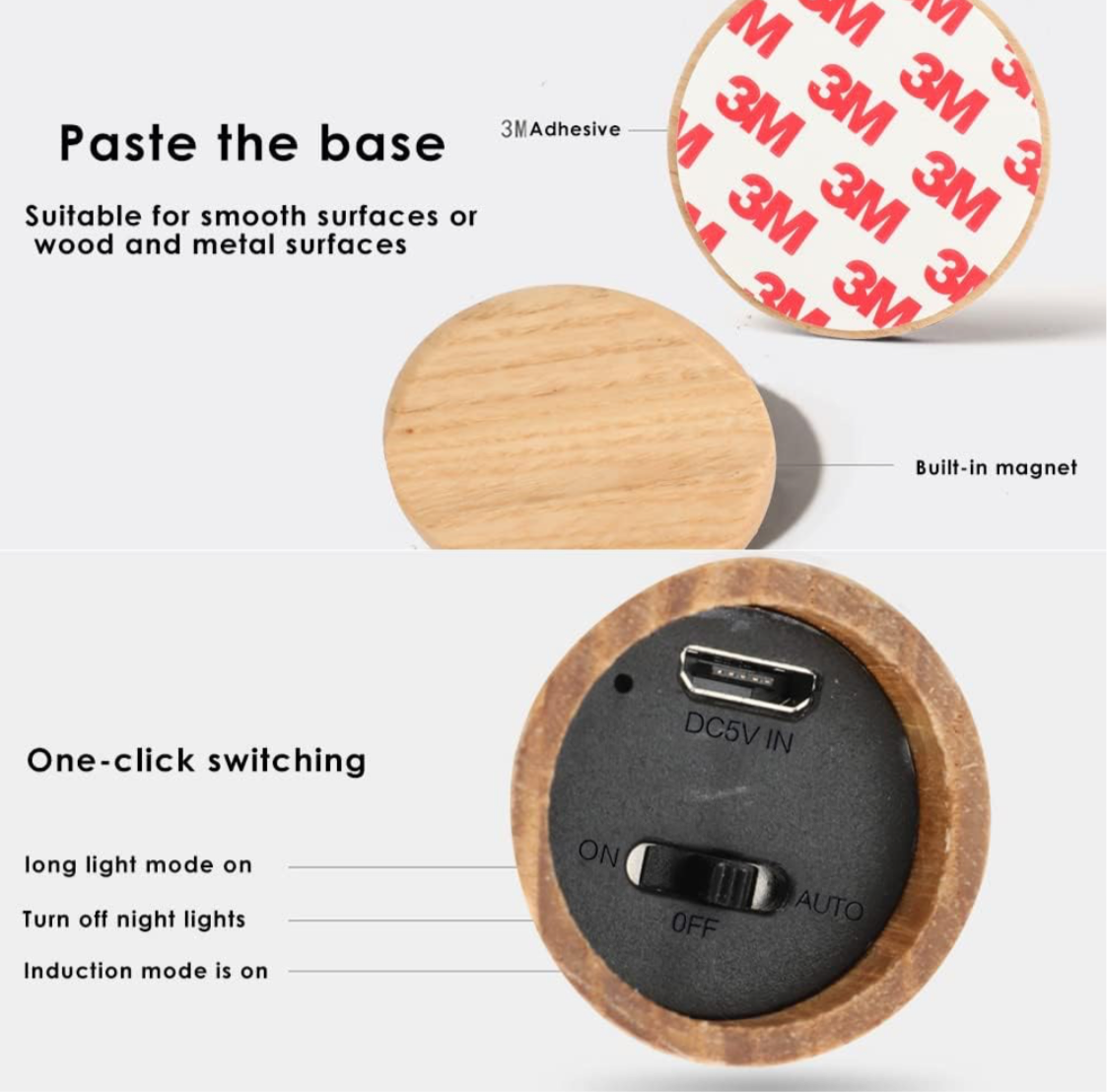 Luces LED con sensor de movimiento (cj)