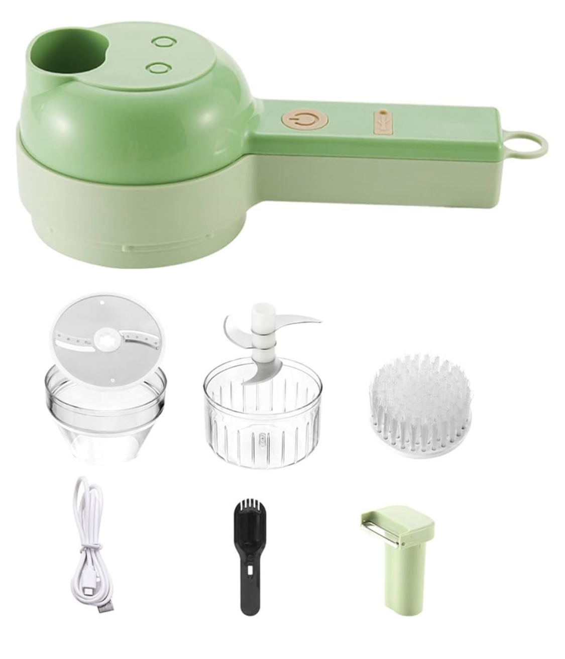 Cortador de Verduras Eléctrico 4 en 1