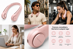 AirBreeze™ — Ventilador de Cuello Sin Aspas