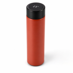 Termo inteligente rojo con pantalla de temperatura, foto de producto